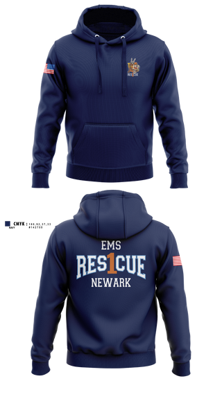 Hoodie, University Hospital EMS Rescue, EMS/EMT, Teamtime, Team time, sublimation, custom sports apparel, team uniforms, spirit wear, spiritwear, sports uniforms, custom shirts, team store, custom team store, fundraiser sports, apparel fundraiser