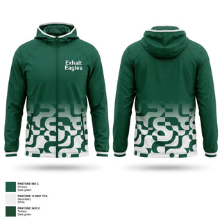 Windbreaker, Exhalt Eagles, Cheer, Teamtime, Team time, sublimation, custom sports apparel, team uniforms, spirit wear, spiritwear, sports uniforms, custom shirts, team store, custom team store, fundraiser sports, apparel fundraiser