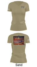 NAVSTA MAYPORT SECURITY 9551014 Women's Short Sleeve V-neck Shirt - 84