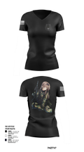 The House of Wolves 15600458 Women's Short Sleeve V-neck Shirt - 22