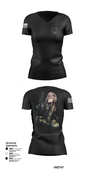 Womens Short Sleeve Vneck Shirt, The House of Wolves, , Teamtime, Team time, sublimation, custom sports apparel, team uniforms, spirit wear, spiritwear, sports uniforms, custom shirts, team store, custom team store, fundraiser sports, apparel fundraiser