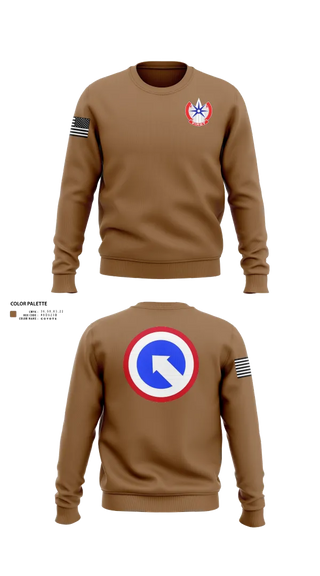 Crew Neck Sweatshirt, 1st Theater Sustainment Command, Army, Teamtime, Team time, sublimation, custom sports apparel, team uniforms, spirit wear, spiritwear, sports uniforms, custom shirts, team store, custom team store, fundraiser sports, apparel fundraiser