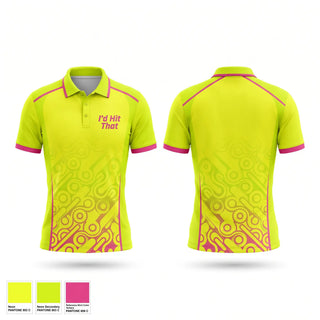 Short Sleeve Performance Polo, I'd Hit That, Softball, Teamtime, Team time, sublimation, custom sports apparel, team uniforms, spirit wear, spiritwear, sports uniforms, custom shirts, team store, custom team store, fundraiser sports, apparel fundraiser