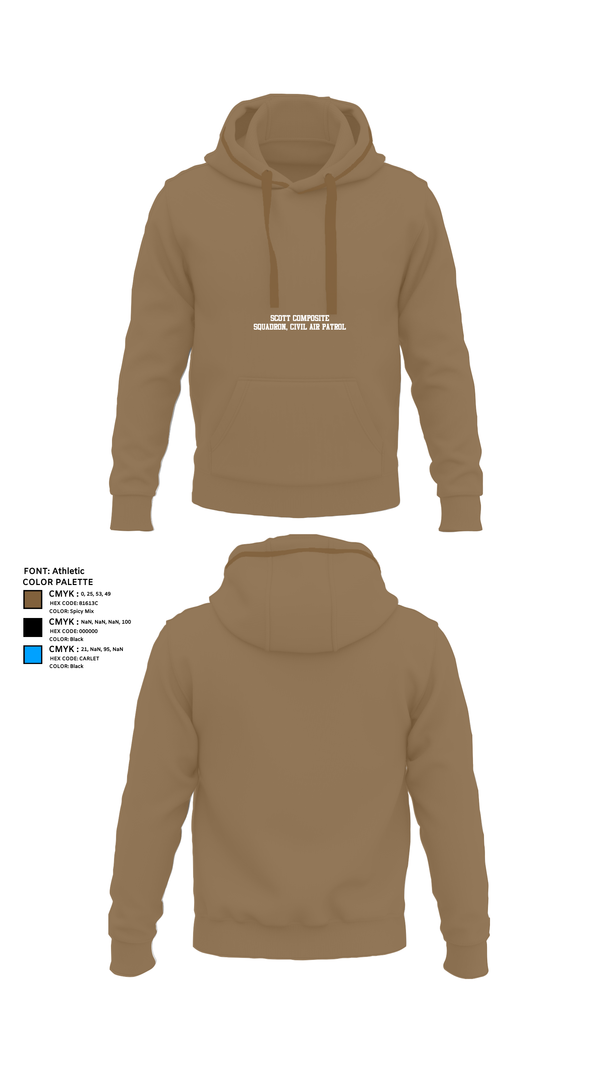 Hoodie, Scott Composite Squadron, Civil Air Patrol, , Teamtime, Team time, sublimation, custom sports apparel, team uniforms, spirit wear, spiritwear, sports uniforms, custom shirts, team store, custom team store, fundraiser sports, apparel fundraiser