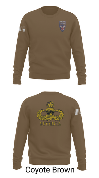 Crew Neck Sweatshirt, HHC, 725th BSB, 2/11 ABN, , Teamtime, Team time, sublimation, custom sports apparel, team uniforms, spirit wear, spiritwear, sports uniforms, custom shirts, team store, custom team store, fundraiser sports, apparel fundraiser
