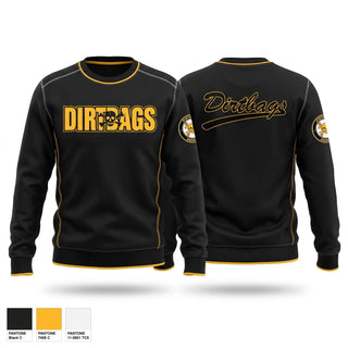 Crew Neck Sweatshirt, DC Dirtbags, Baseball, Teamtime, Team time, sublimation, custom sports apparel, team uniforms, spirit wear, spiritwear, sports uniforms, custom shirts, team store, custom team store, fundraiser sports, apparel fundraiser