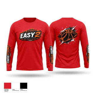 Long Sleeve Performance Shirt, Rebels, Men's Basketball, Teamtime, Team time, sublimation, custom sports apparel, team uniforms, spirit wear, spiritwear, sports uniforms, custom shirts, team store, custom team store, fundraiser sports, apparel fundraiser