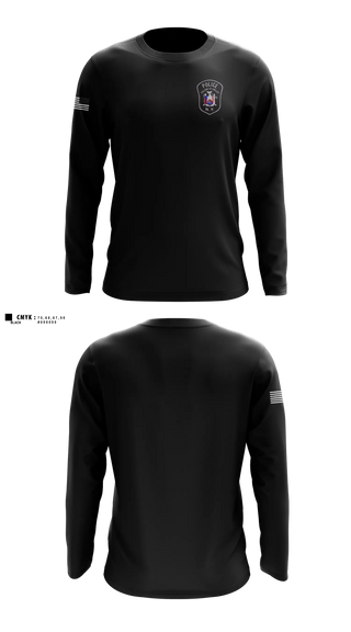 Long Sleeve Performance Shirt, HOLLEY POLICE DEPARTMENT, Police, Teamtime, Team time, sublimation, custom sports apparel, team uniforms, spirit wear, spiritwear, sports uniforms, custom shirts, team store, custom team store, fundraiser sports, apparel fundraiser