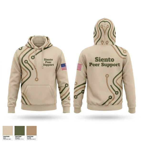 Hoodie, Siento Peer Support, Fire Department, Teamtime, Team time, sublimation, custom sports apparel, team uniforms, spirit wear, spiritwear, sports uniforms, custom shirts, team store, custom team store, fundraiser sports, apparel fundraiser