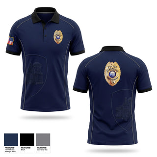 Short Sleeve Performance Polo, Drug and Gang Enforcement, Police, Teamtime, Team time, sublimation, custom sports apparel, team uniforms, spirit wear, spiritwear, sports uniforms, custom shirts, team store, custom team store, fundraiser sports, apparel fundraiser