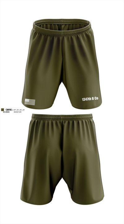 1347th B Co 35631621 Athletic Shorts With Pockets - 1