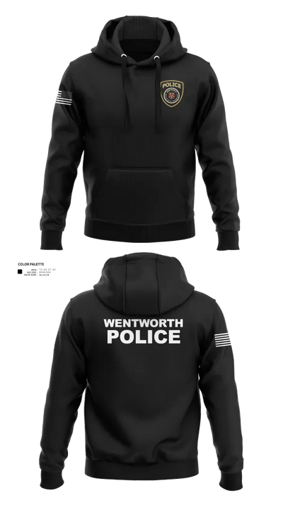 Wentworth Police Department 26377299 Hoodie - 21