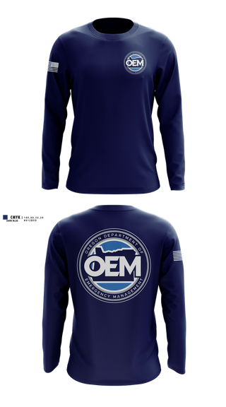 Long Sleeve Performance Shirt, Oregon Emergency Management, Police, Teamtime, Team time, sublimation, custom sports apparel, team uniforms, spirit wear, spiritwear, sports uniforms, custom shirts, team store, custom team store, fundraiser sports, apparel fundraiser