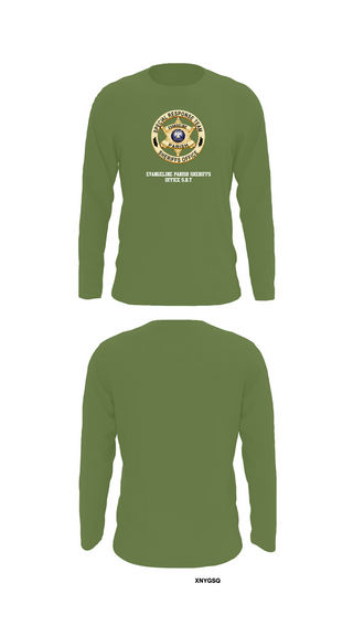 Long Sleeve Performance Shirt, Evangeline Parish Sheriffs Office S.R.T, Police, Teamtime, Team time, sublimation, custom sports apparel, team uniforms, spirit wear, spiritwear, sports uniforms, custom shirts, team store, custom team store, fundraiser sports, apparel fundraiser