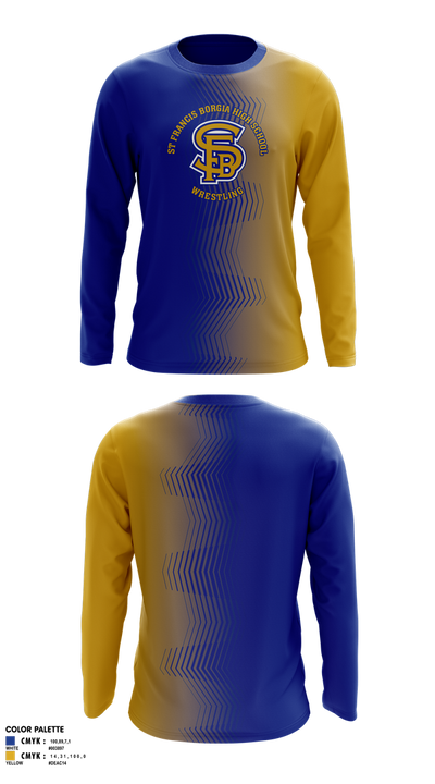 St Francis Borgia High School Wrestling 6605377 Long Sleeve Performance Shirt 1