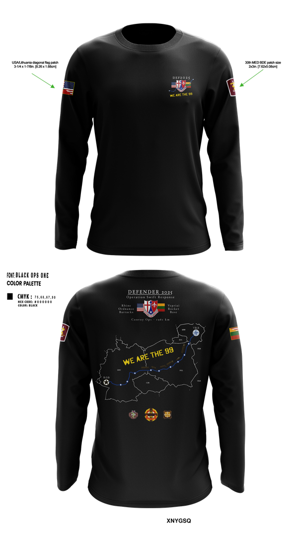 Long Sleeve Performance Shirt, 30th MED BDE DEF25, , Teamtime, Team time, sublimation, custom sports apparel, team uniforms, spirit wear, spiritwear, sports uniforms, custom shirts, team store, custom team store, fundraiser sports, apparel fundraiser