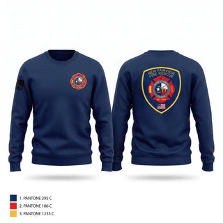 Crew Neck Sweatshirt, New Fairview Fire Rescue, Fire Department, Teamtime, Team time, sublimation, custom sports apparel, team uniforms, spirit wear, spiritwear, sports uniforms, custom shirts, team store, custom team store, fundraiser sports, apparel fundraiser