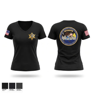 Womens Short Sleeve Vneck Shirt, Burglary Section, Police, Teamtime, Team time, sublimation, custom sports apparel, team uniforms, spirit wear, spiritwear, sports uniforms, custom shirts, team store, custom team store, fundraiser sports, apparel fundraiser