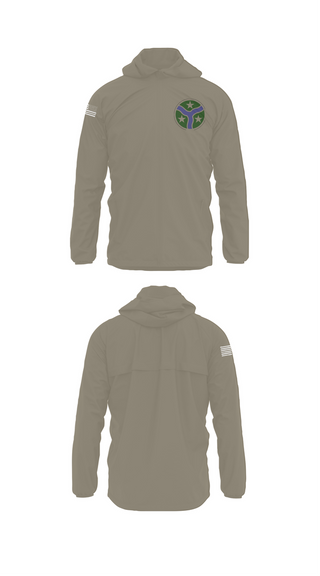 Windbreaker, 278th Armored Cavalry Regiment, National Guard, Teamtime, Team time, sublimation, custom sports apparel, team uniforms, spirit wear, spiritwear, sports uniforms, custom shirts, team store, custom team store, fundraiser sports, apparel fundraiser