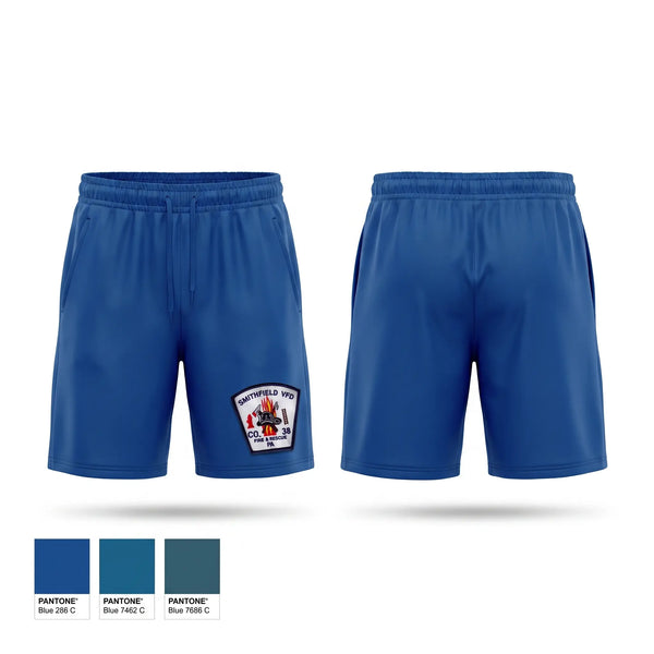 Athletic Shorts With Pockets, Smithfield Volunteer Fire Department, Fire Department, Teamtime, Team time, sublimation, custom sports apparel, team uniforms, spirit wear, spiritwear, sports uniforms, custom shirts, team store, custom team store, fundraiser sports, apparel fundraiser