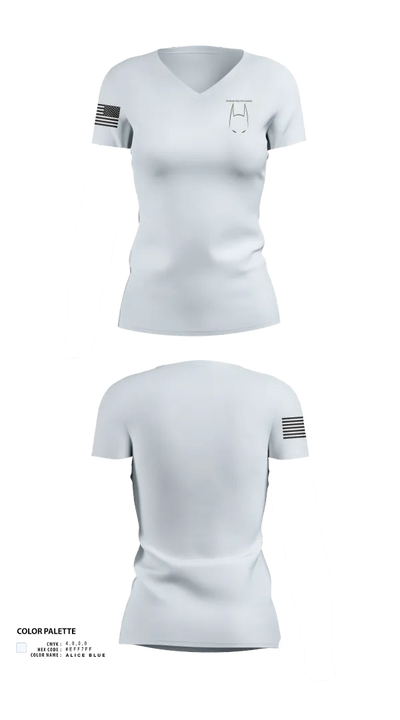 Bat Women's Short Sleeve V-neck Shirt - 21