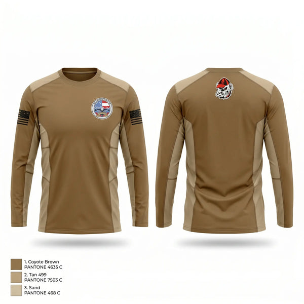 Long Sleeve Performance Shirt, USS GEORGIA, Navy, Teamtime, Team time, sublimation, custom sports apparel, team uniforms, spirit wear, spiritwear, sports uniforms, custom shirts, team store, custom team store, fundraiser sports, apparel fundraiser