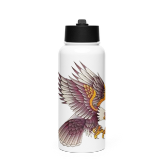 ECHO 75692677 Stainless Steel Water Bottle with a Straw Lid