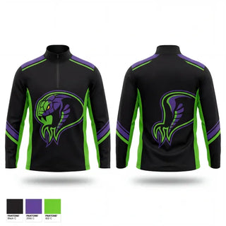 Quarter Zip Jacket, WV Venom, , Teamtime, Team time, sublimation, custom sports apparel, team uniforms, spirit wear, spiritwear, sports uniforms, custom shirts, team store, custom team store, fundraiser sports, apparel fundraiser