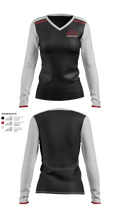 Lynn English 53016885 Women's Long Sleeve V-neck Shirt - 21