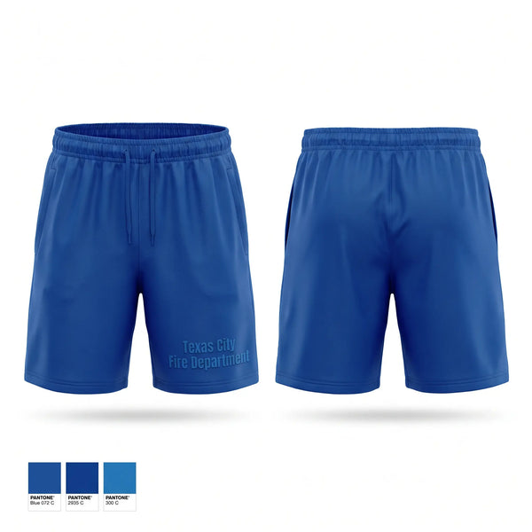 Athletic Shorts With Pockets, Texas City Fire Department, Fire Department, Teamtime, Team time, sublimation, custom sports apparel, team uniforms, spirit wear, spiritwear, sports uniforms, custom shirts, team store, custom team store, fundraiser sports, apparel fundraiser