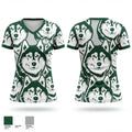 Franklin Academy Lacrosse 50336515 Women's Short Sleeve V-neck Shirt - 1