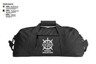 Duffle Bag, LCU 2025 KINGS MOUNTAIN, Army, Teamtime, Team time, sublimation, custom sports apparel, team uniforms, spirit wear, spiritwear, sports uniforms, custom shirts, team store, custom team store, fundraiser sports, apparel fundraiser
