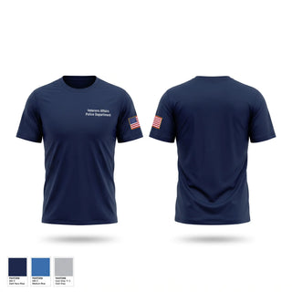 Short Sleeve Performance Shirt, Veterans Affairs Police Department, Police, Teamtime, Team time, sublimation, custom sports apparel, team uniforms, spirit wear, spiritwear, sports uniforms, custom shirts, team store, custom team store, fundraiser sports, apparel fundraiser