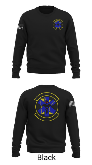 Crew Neck Sweatshirt, Civil Air Patrol Minnesota Wing Health Service, Air Force, Teamtime, Team time, sublimation, custom sports apparel, team uniforms, spirit wear, spiritwear, sports uniforms, custom shirts, team store, custom team store, fundraiser sports, apparel fundraiser