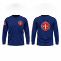 Oelwein Fire Department Long Sleeve Performance Shirt - 1