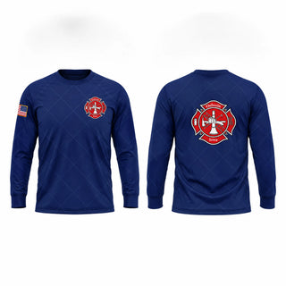 Long Sleeve Performance Shirt, Oelwein Fire Department, Fire Department, Teamtime, Team time, sublimation, custom sports apparel, team uniforms, spirit wear, spiritwear, sports uniforms, custom shirts, team store, custom team store, fundraiser sports, apparel fundraiser