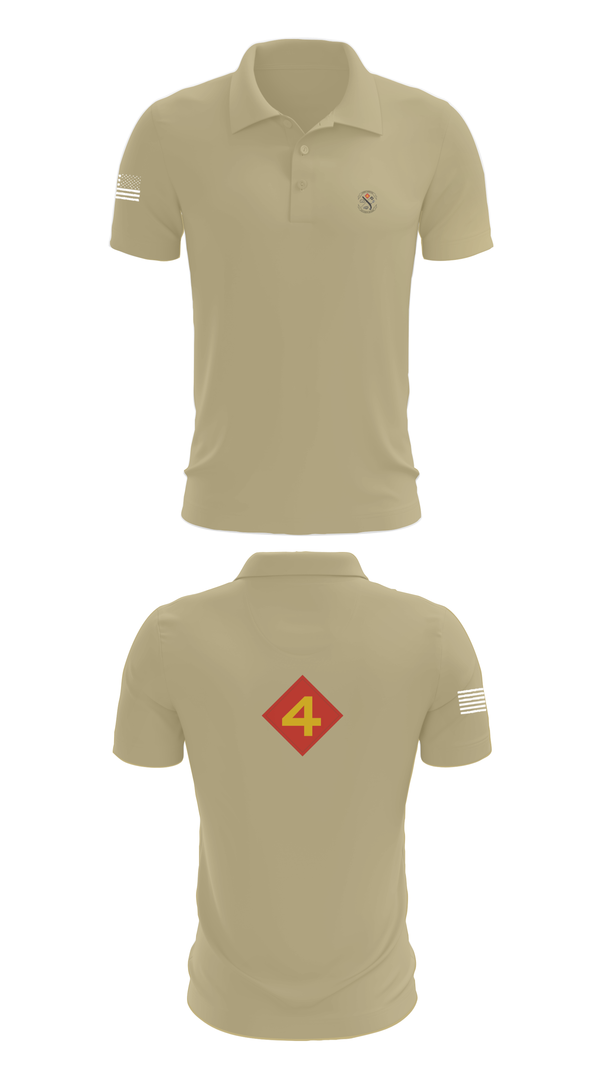Short Sleeve Performance Polo, 14th Marine regiment 4th Marine corps division, , Teamtime, Team time, sublimation, custom sports apparel, team uniforms, spirit wear, spiritwear, sports uniforms, custom shirts, team store, custom team store, fundraiser sports, apparel fundraiser