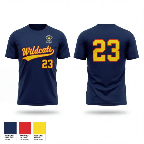 Short Sleeve Performance Shirt, Destroyers, Softball, Teamtime, Team time, sublimation, custom sports apparel, team uniforms, spirit wear, spiritwear, sports uniforms, custom shirts, team store, custom team store, fundraiser sports, apparel fundraiser
