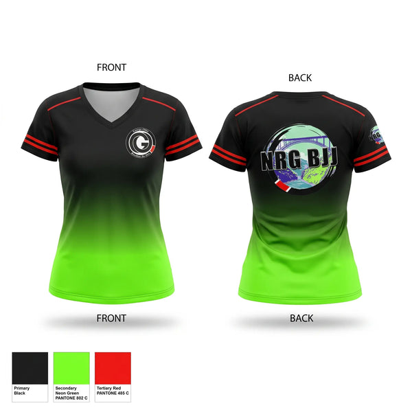 Womens Short Sleeve Vneck Shirt, NRG Brazilian Jiu-JitsuNRG Brazilian Jiu-Jitsu, , Teamtime, Team time, sublimation, custom sports apparel, team uniforms, spirit wear, spiritwear, sports uniforms, custom shirts, team store, custom team store, fundraiser sports, apparel fundraiser