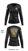 Willacy County Sheriff's Office 34505662 Women's Long Sleeve V-neck Shirt - 26