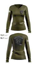 Eunice Police TRU 91634971 Women's Long Sleeve V-neck Shirt - 2