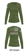 Amarillo Fire Department 46109960 Women's Long Sleeve V-neck Shirt - 57