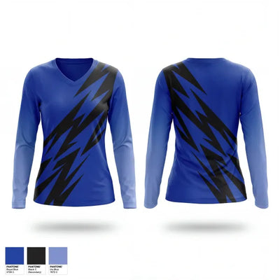 Coach DuB 92945134 Women's Long Sleeve V-neck Shirt - 1