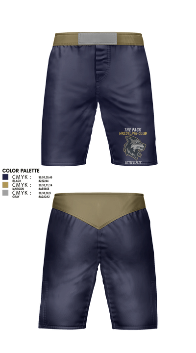The Pack Wrestling Club 8893723 Fight Shorts - 1