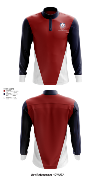 Quarter Zip Jacket, Connecticut Basketball Conference, Men's Basketball, Teamtime, Team time, sublimation, custom sports apparel, team uniforms, spirit wear, spiritwear, sports uniforms, custom shirts, team store, custom team store, fundraiser sports, apparel fundraiser