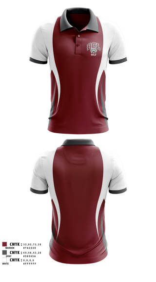 Short Sleeve Performance Polo, Bishop Conaty - Our Lady of Loretto Golf, Golf, Teamtime, Team time, sublimation, custom sports apparel, team uniforms, spirit wear, spiritwear, sports uniforms, custom shirts, team store, custom team store, fundraiser sports, apparel fundraiser