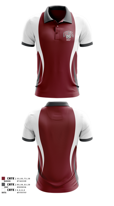 Bishop Conaty - Our Lady of Loretto Golf 57504663 Short Sleeve Performance Polo - 1