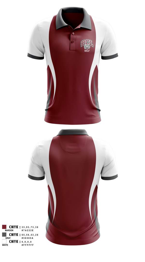 Short Sleeve Performance Polo, Bishop Conaty - Our Lady of Loretto Golf, Golf, Teamtime, Team time, sublimation, custom sports apparel, team uniforms, spirit wear, spiritwear, sports uniforms, custom shirts, team store, custom team store, fundraiser sports, apparel fundraiser