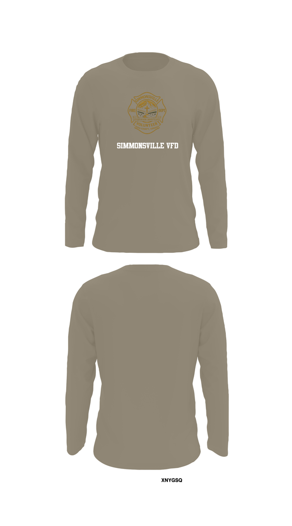 Long Sleeve Performance Shirt, Simmonsville VFD, , Teamtime, Team time, sublimation, custom sports apparel, team uniforms, spirit wear, spiritwear, sports uniforms, custom shirts, team store, custom team store, fundraiser sports, apparel fundraiser