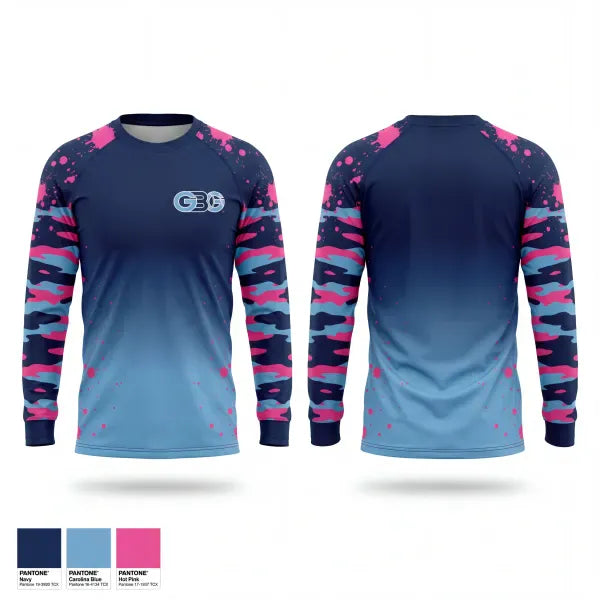 Long Sleeve Performance Shirt, GBG, Baseball, Teamtime, Team time, sublimation, custom sports apparel, team uniforms, spirit wear, spiritwear, sports uniforms, custom shirts, team store, custom team store, fundraiser sports, apparel fundraiser